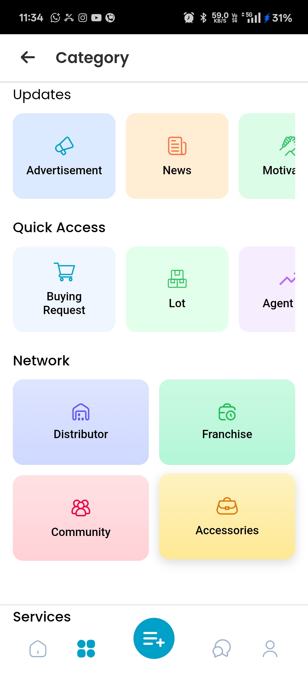App Features Grid